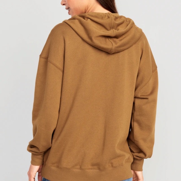 NWT OLD NAVY Oversized Full-Zip Hoodie Color: Spiced Saffron - Picture 3 of 7